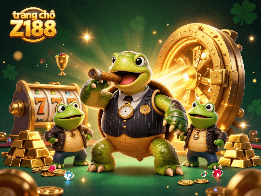 Spin the reels at trang chủ Z188, where a mobster turtle meets casino excitement.
