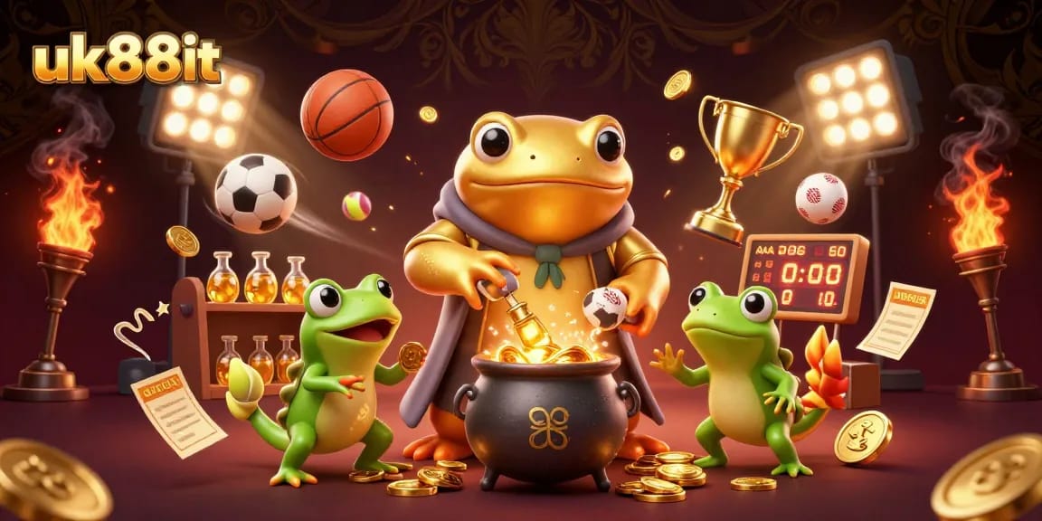 Experience thrilling gameplay at uk88it while a golden salamander alchemist transforms base metals into gold coins.