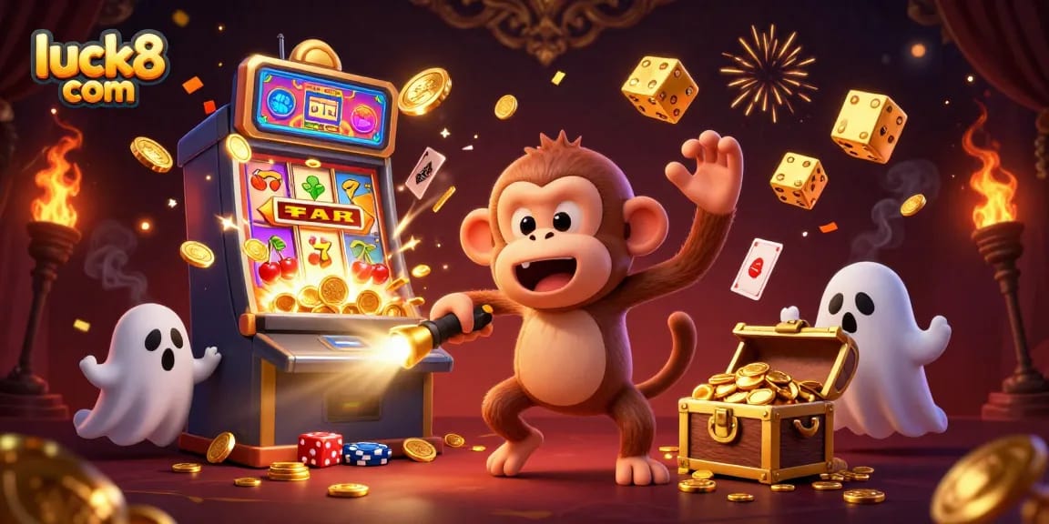Experience the thrill of luck8 com with vibrant slot themes and exciting casino elements in a captivating scene.