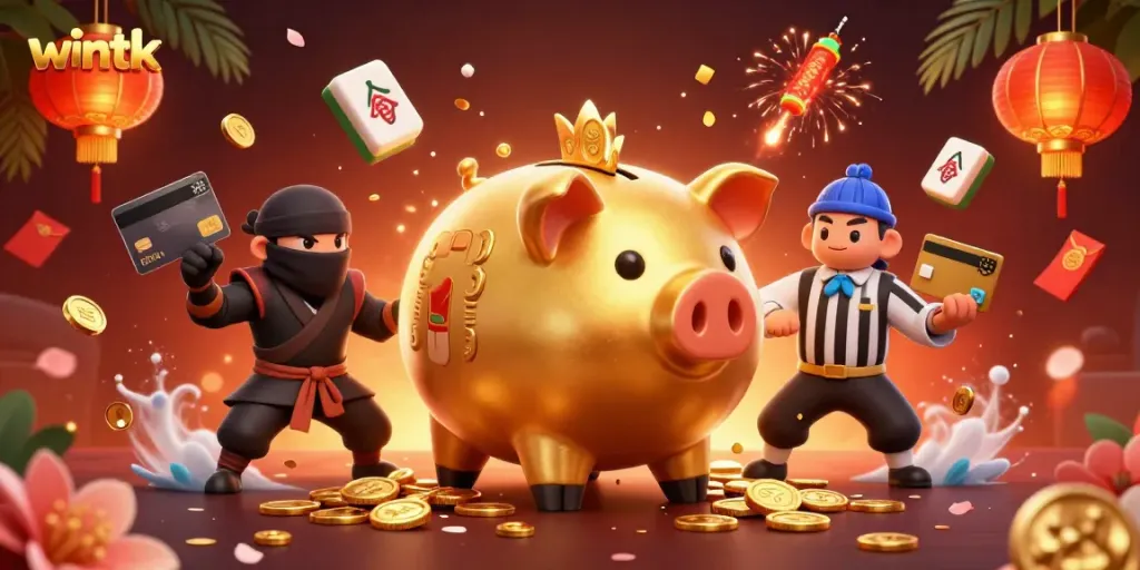 Experience thrilling gaming action with wintk featuring vibrant characters and casino elements in a rich, dynamic scene.