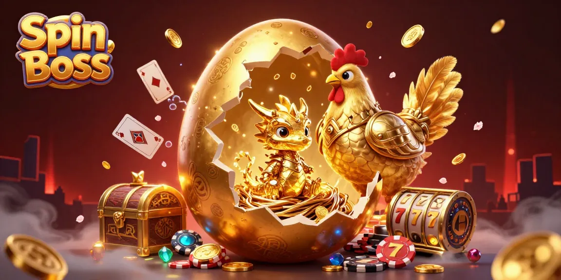 Experience the thrill of Spin Boss Casino with golden dragons and jackpot slots in a magical world.