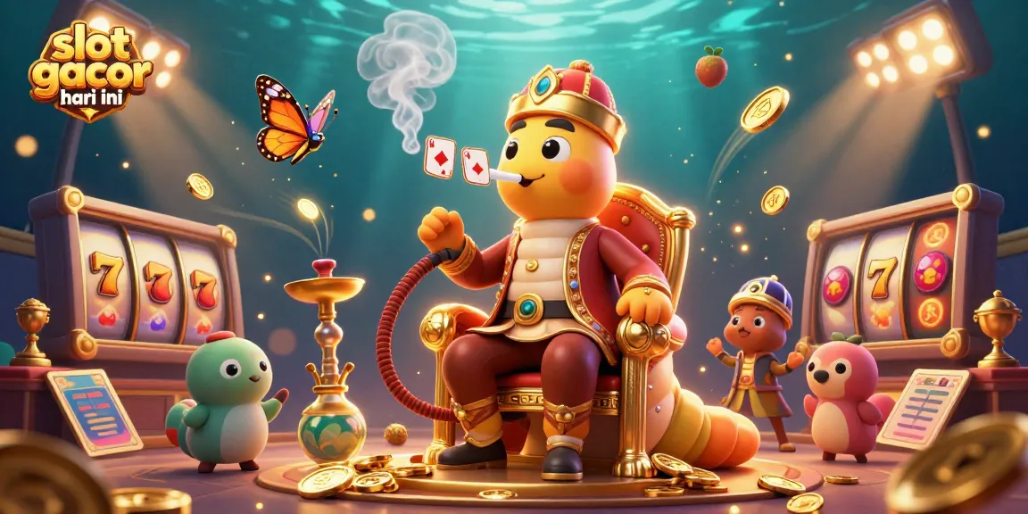 Experience the thrill of slot gacor hari ini with dynamic visuals of jackpot reels and lucky symbols.