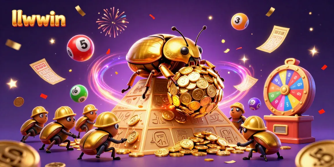 Experience thrilling gameplay with llwwin, showcasing a vibrant casino scene filled with excitement and winning opportunities.