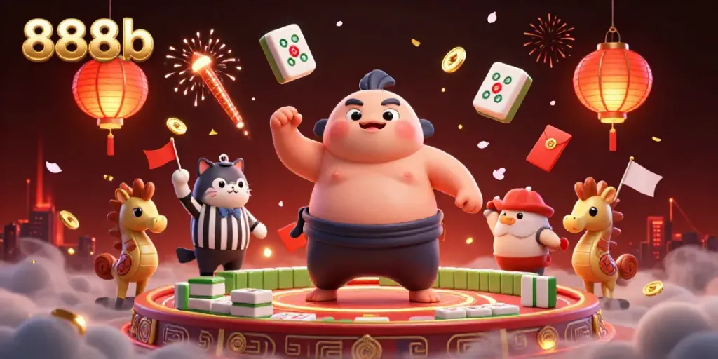 Experience the vibrant world of 888b with a dynamic underwater casino scene featuring a fugu and catfish referee.