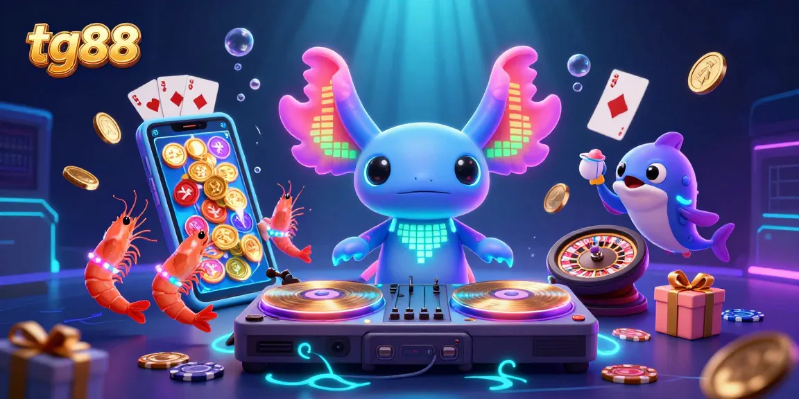 Experience excitement at tg88 with vibrant underwater casino vibes and lively characters.