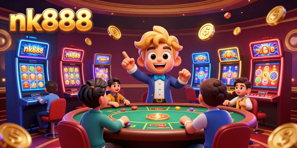 Experience the thrill of nk888 as players engage in dynamic casino games filled with colorful elements, excitement, and winning opportunities.