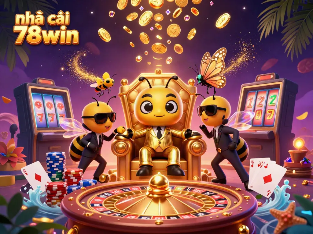 Win big at nhà cái 78win with immersive casino experiences, showcasing vibrant gaming scenes.