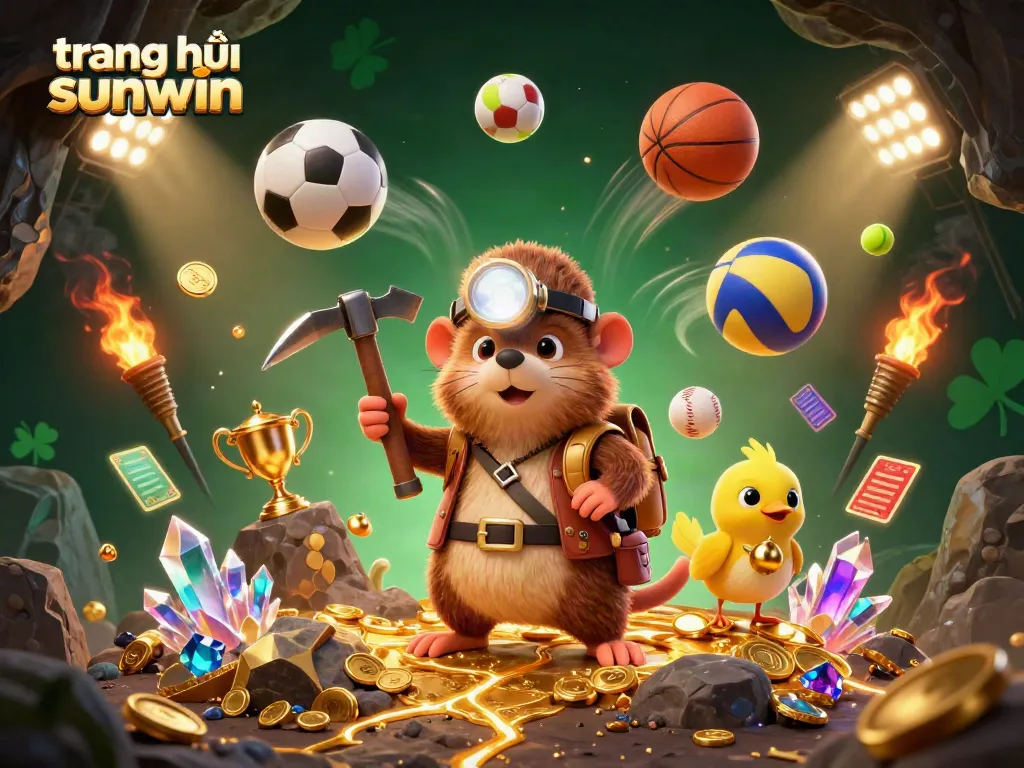 Explore gaming adventures with "trang chủ sunwin" in a vibrant and dynamic casino scene.